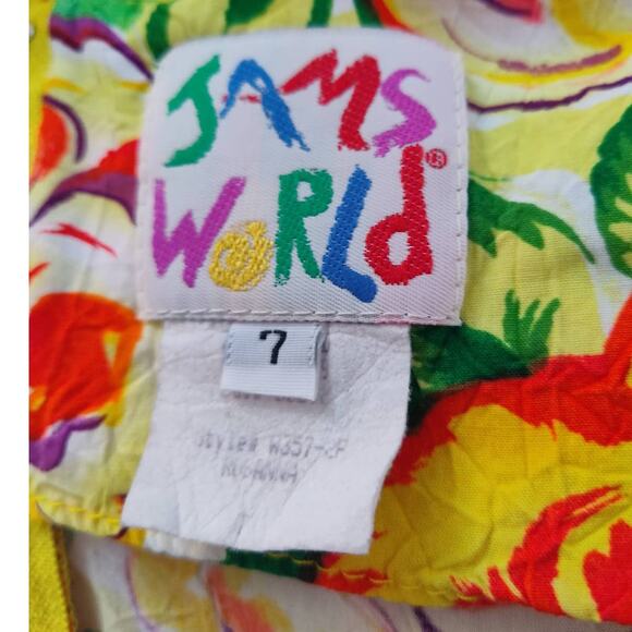 Vintage Jams World Floral Mini Dress Rosanna Print Sleeveless Pockets Juniors 7 - Picture 6 of 8